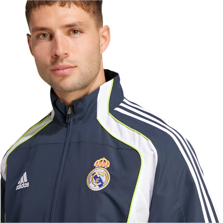 adidas Real Madrid 24/25 Urban Purist Track Top Jacket (Navy) | SoccerWearhouse