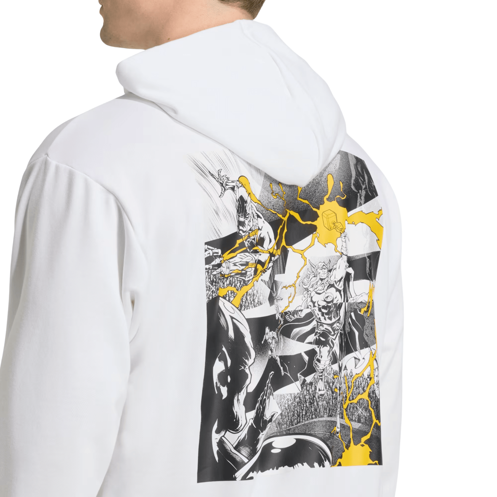 adidas Real Madrid 25/26 Avengers Hoodie (White) | SoccerWearhouse