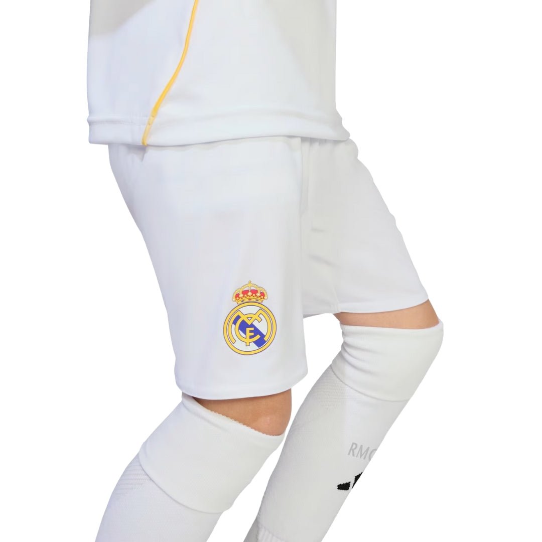 adidas Real Madrid 25/26 Mini Home Jersey (White) | SoccerWearhouse