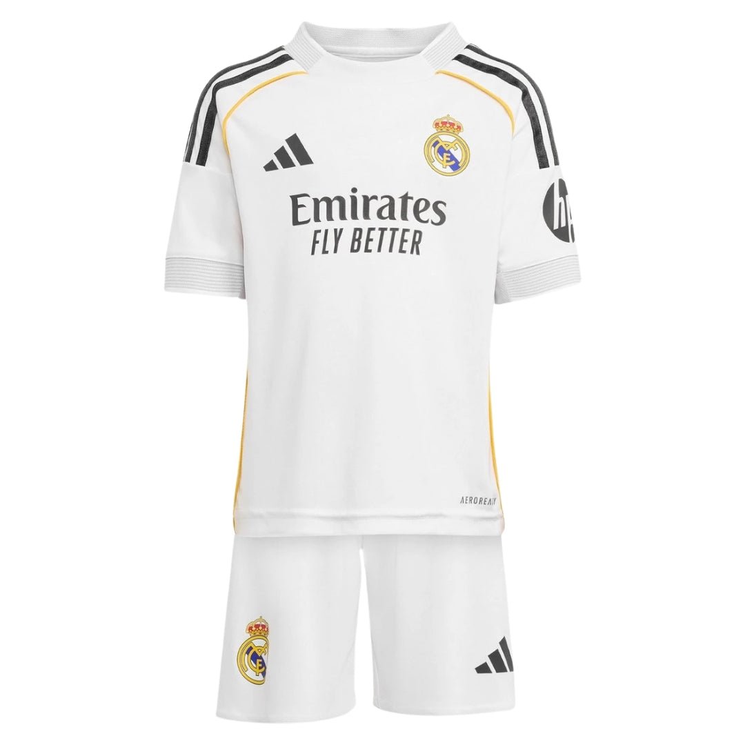 adidas Real Madrid 25/26 Mini Home Jersey (White) | SoccerWearhouse