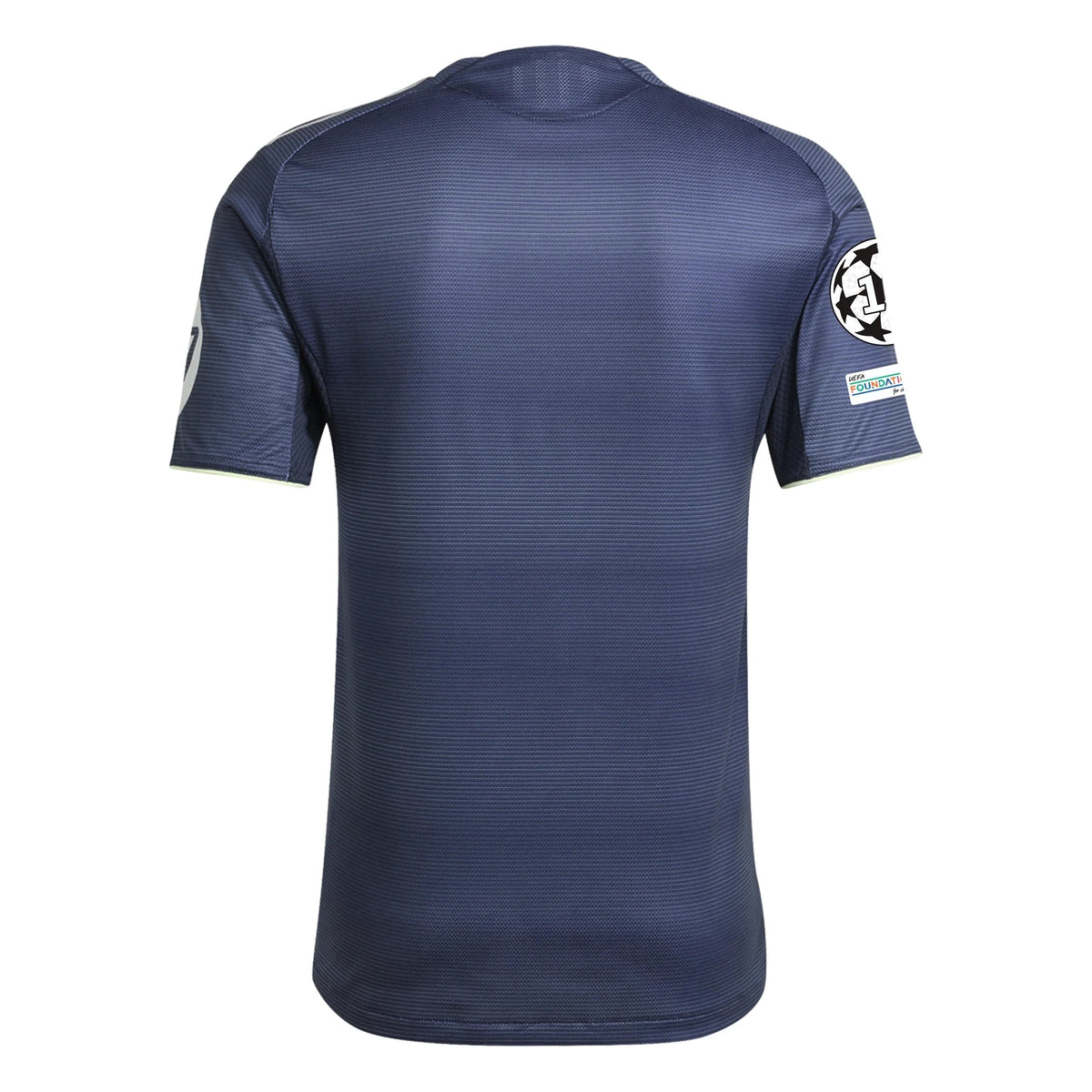 adidas Real Madrid Authentic Away Jersey 25/26 w/ Champions League Patches (Legend Ink) | SoccerWearhouse