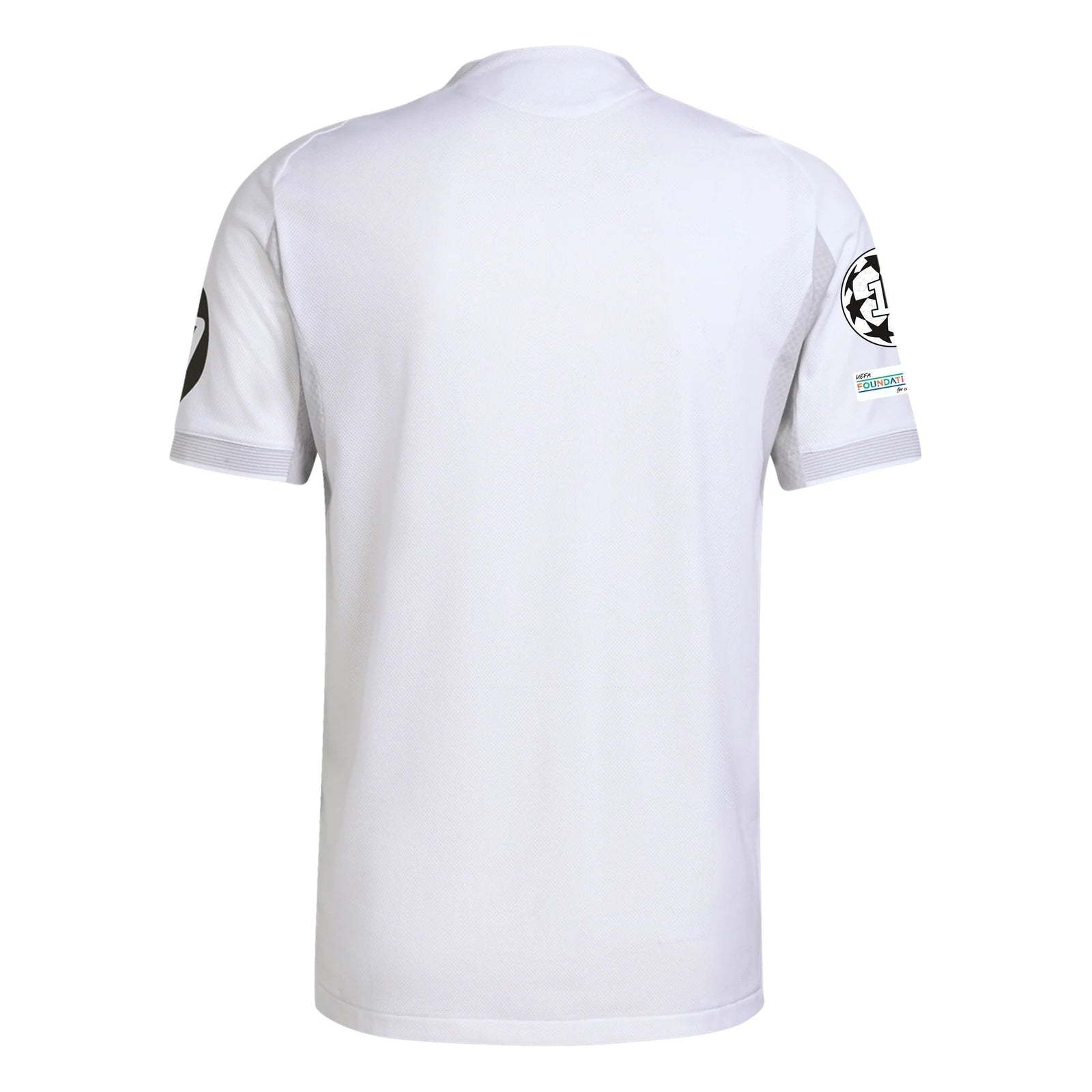 adidas Real Madrid Authentic Home Jersey 25/26 w/ Champions League Patches (White) | SoccerWearhouse