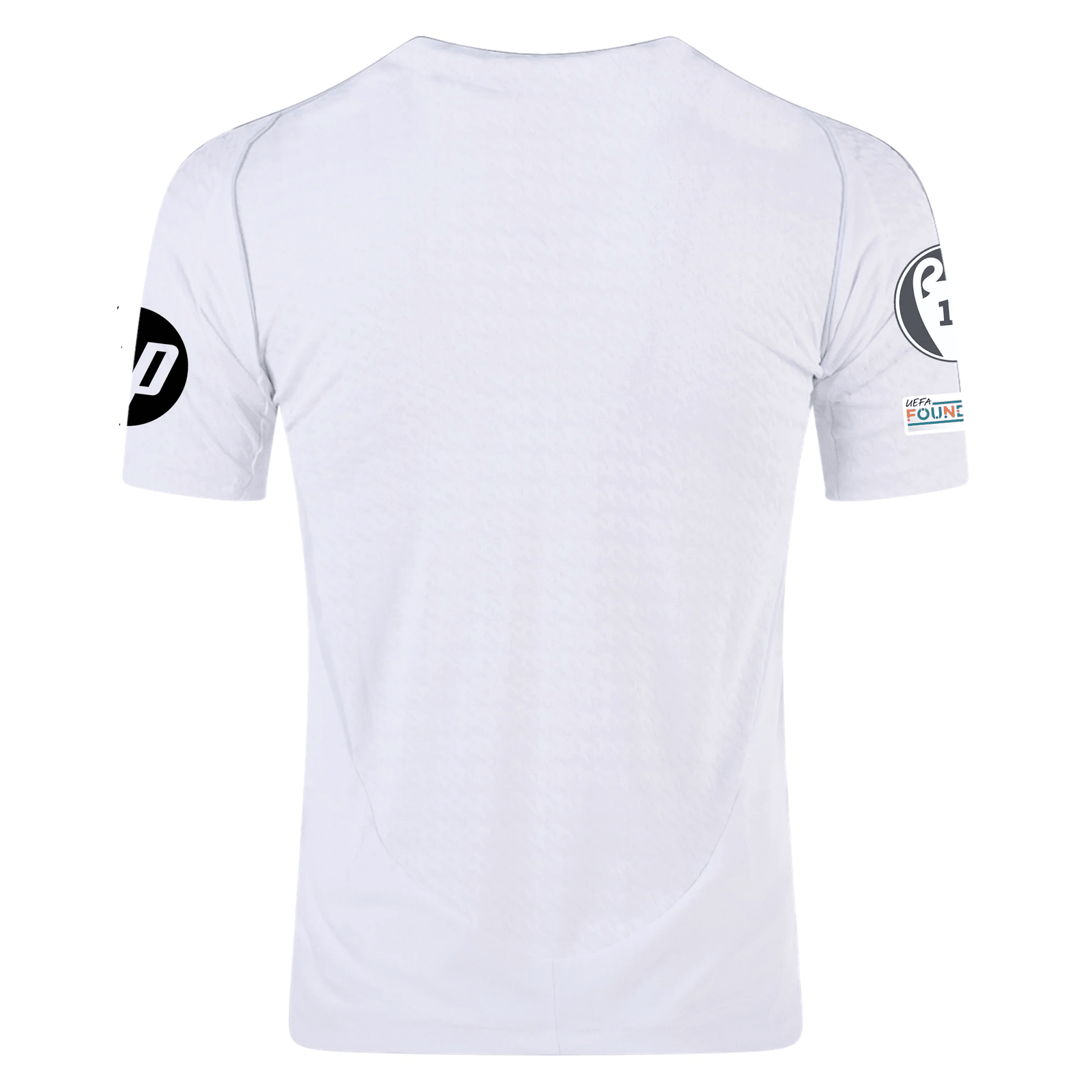 adidas Real Madrid Authentic Luka Modric Home Jersey w/ Champions League Patches 24/25 (White/Black) | SoccerWearhouse