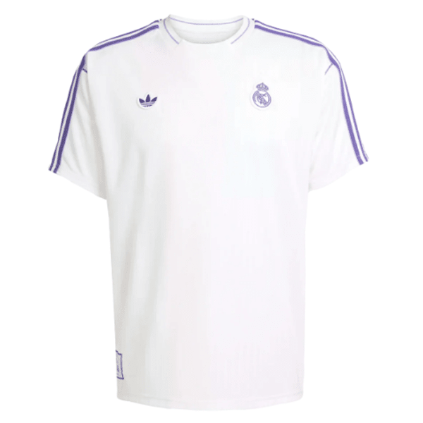 adidas Real Madrid Icon Jersey 24/25 (White/Purple) | SoccerWearhouse