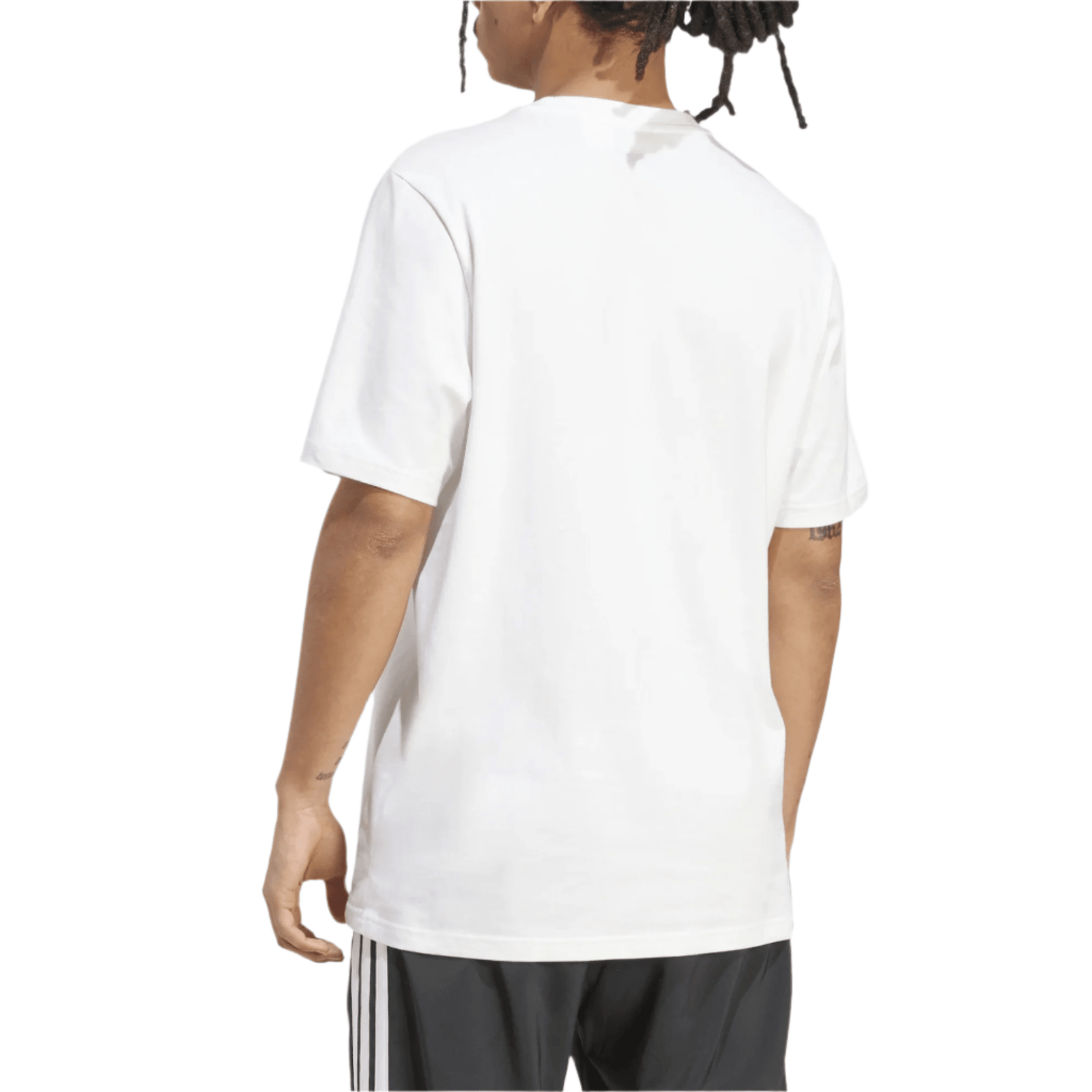 adidas Real Madrid Letter Logo T-Shirt (White) | SoccerWearhouse