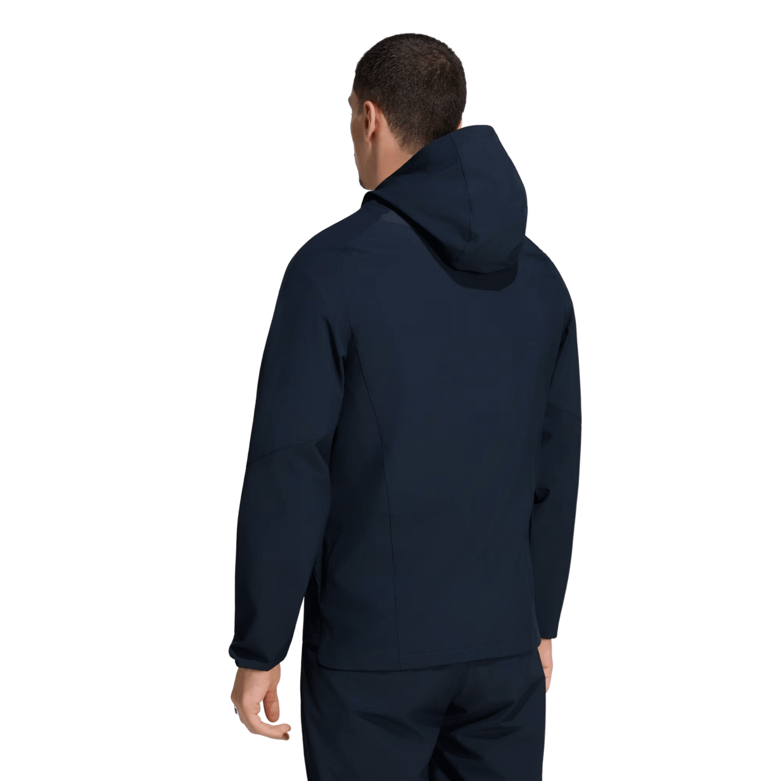 adidas Real Madrid Tiro Travel Full-Zip Windbreaker Jacket 26/27 (Navy) | SoccerWearhouse
