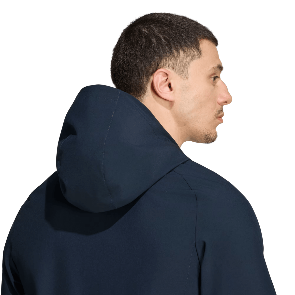 adidas Real Madrid Tiro Travel Full-Zip Windbreaker Jacket 26/27 (Navy) | SoccerWearhouse