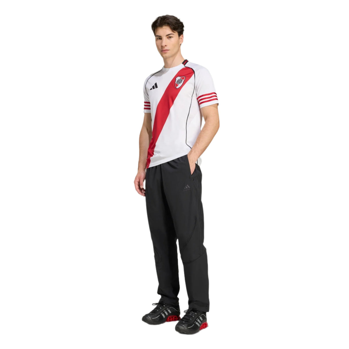 adidas River Plate 25/26 Home Jersey (White/Red) | SoccerWearhouse