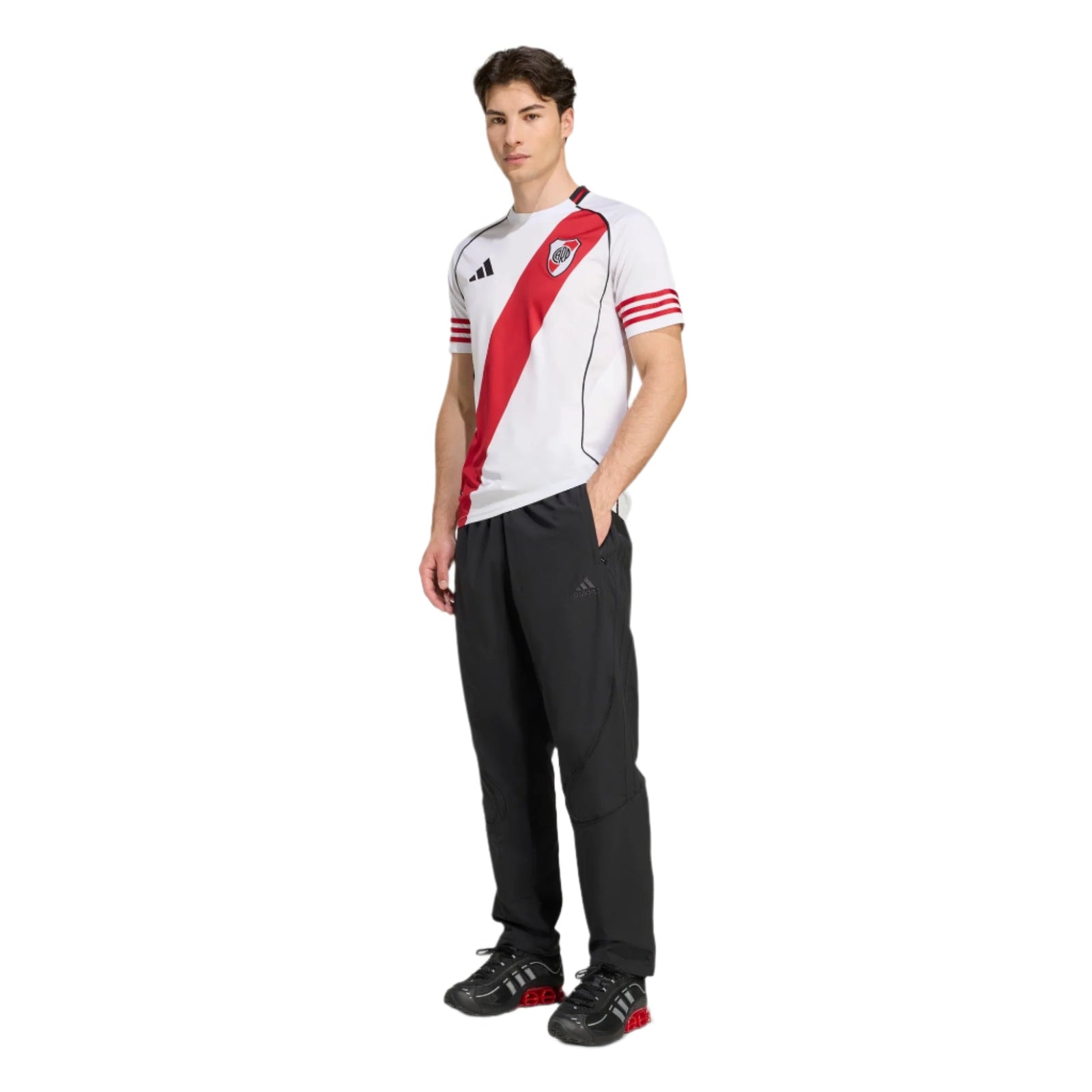 adidas River Plate 25/26 Home Jersey (White/Red) | SoccerWearhouse