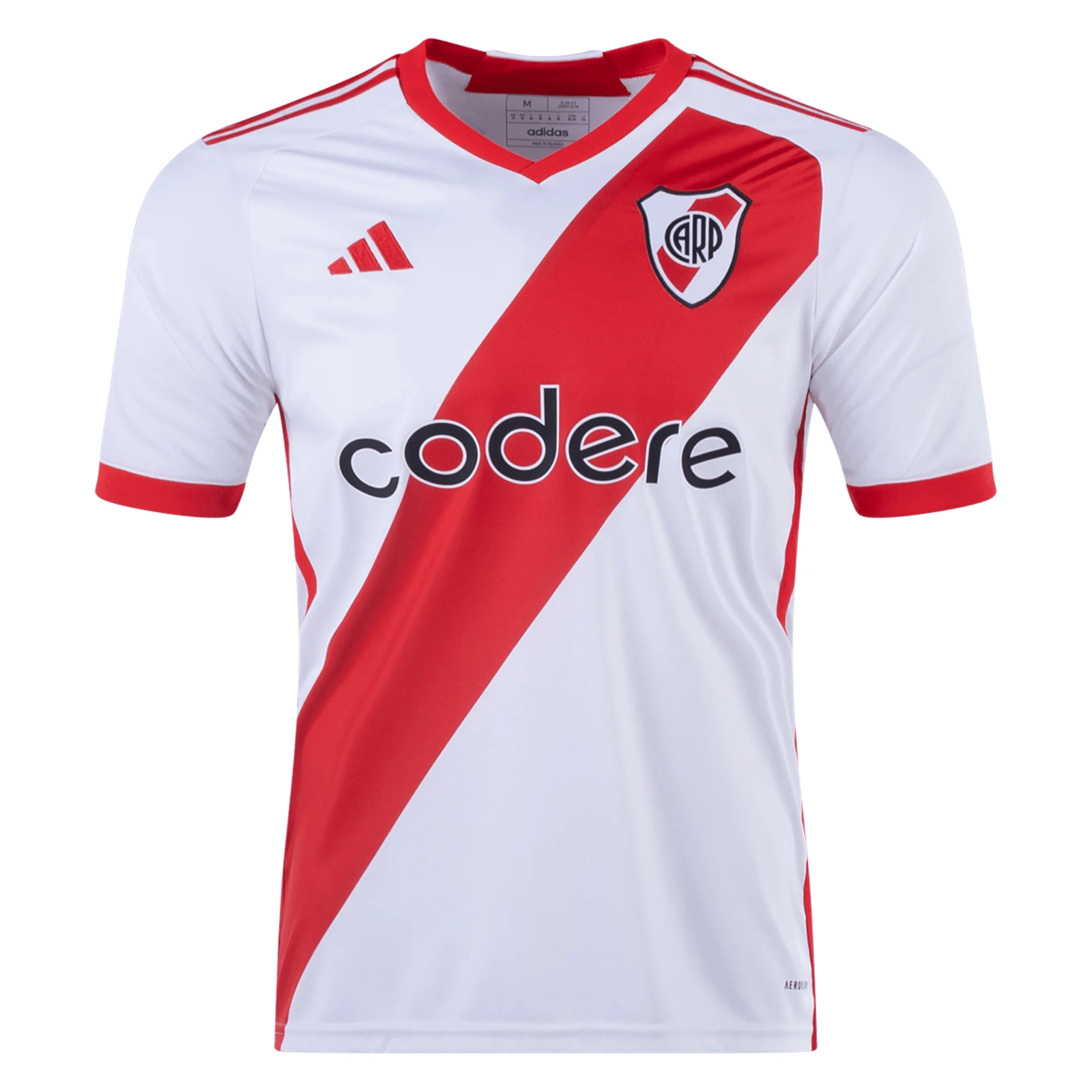 adidas River Plate Home Jersey 23/24 (White/Red) | SoccerWearhouse