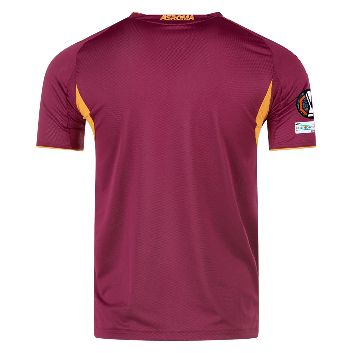 adidas Roma Authentic Home Jersey w/ Europa League Patches 25/26 (Burgundy) | SoccerWearhouse