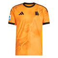 adidas Roma Away Jersey w/ Serie A Patch 25/26 (Orange/Black)