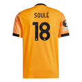 adidas Roma Matías Soulé Away Jersey w/ Europa League Patches 25/26 (Orange/Black)