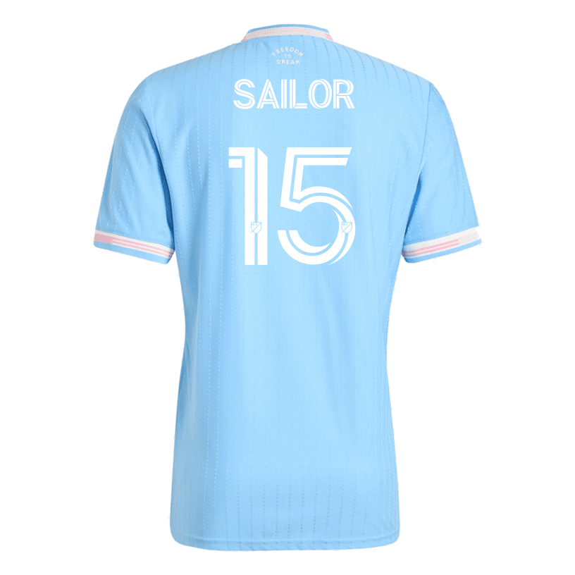 adidas Sailor Inter Miami Authentic Third Jersey 25/26 (Blue/Pink) | SoccerWearhouse