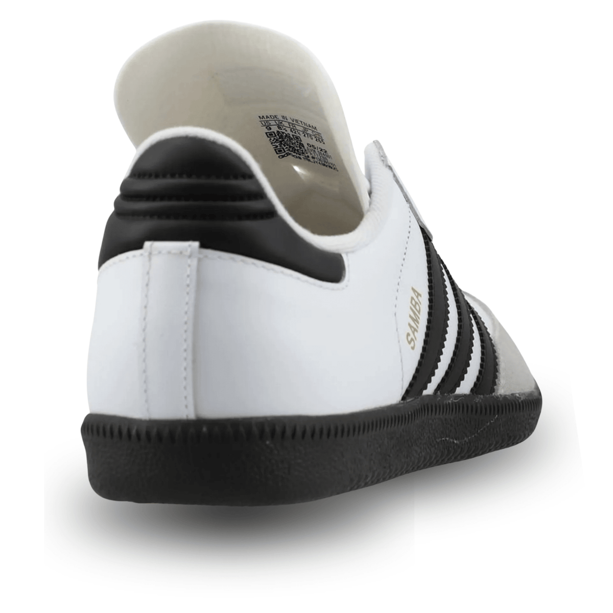 adidas Samba Classic Indoor Shoes (White/Black) | SoccerWearhouse