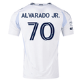 adidas San Diego FC Authentic Alejandro Alvarado Away Jersey 25/26 w/ MLS & Apple Patch (White)