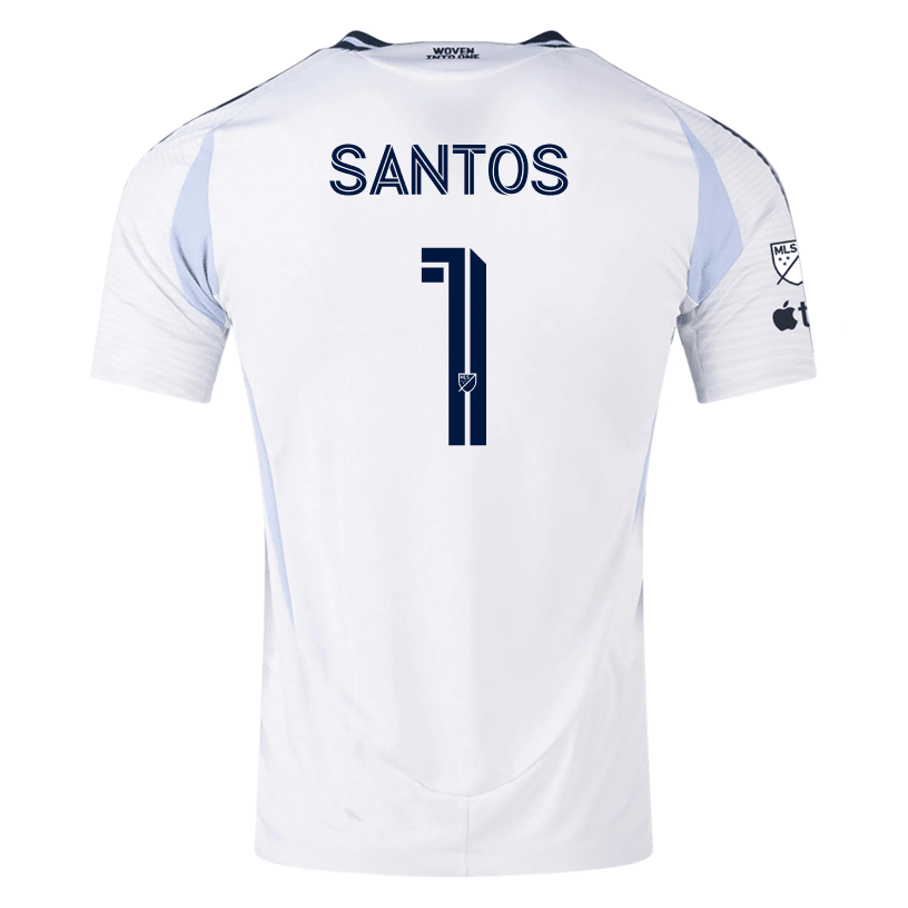 adidas San Diego FC Authentic CJ dos Santos Away Jersey 25/26 w/ MLS & Apple Patch (White) | SoccerWearhouse