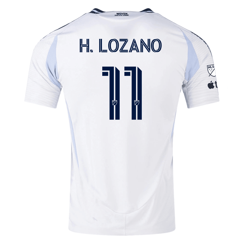 adidas San Diego FC Authentic Hirving Lozano Away Jersey 25/26 w/ MLS & Apple Patch (White) | SoccerWearhouse