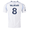 adidas San Diego FC Authentic Onni Valakari Away Jersey 25/26 w/ MLS & Apple Patch (White)