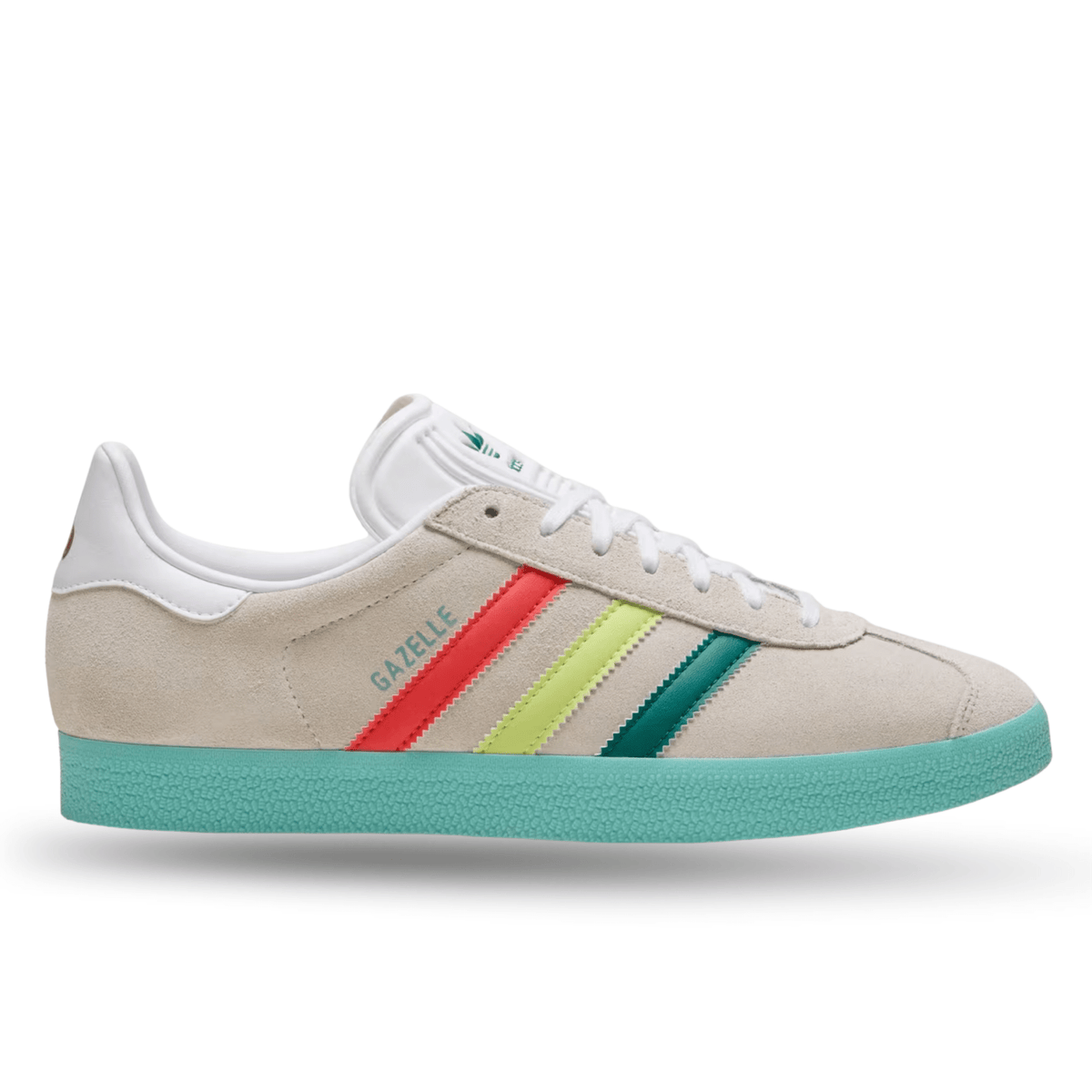 adidas San Jose Clash Gazelle Soccer Shoes (White/Multi) | SoccerWearhouse