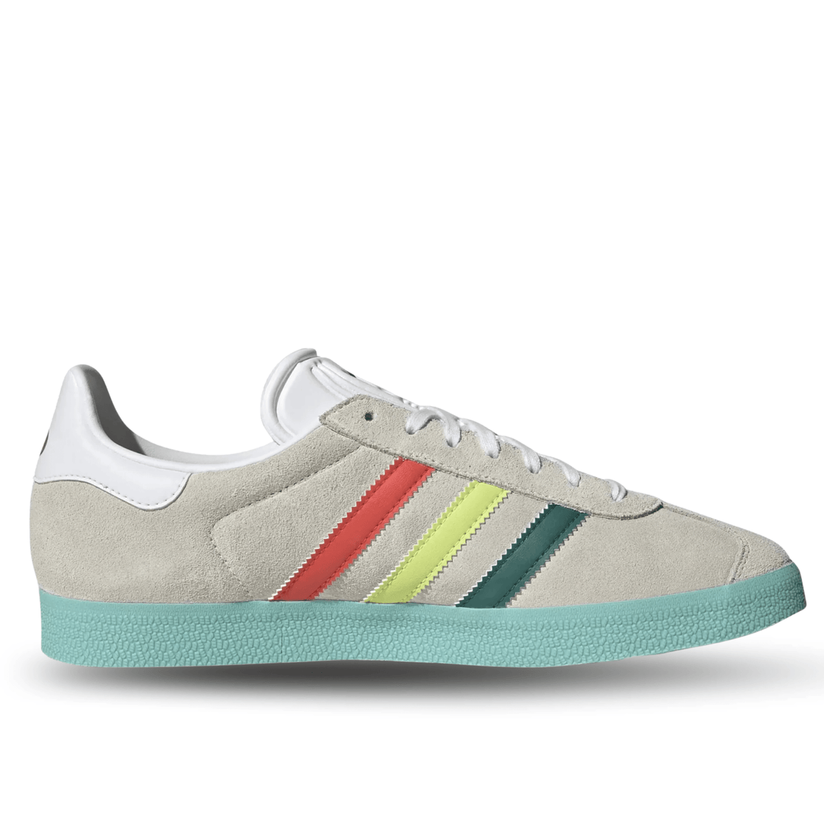 adidas San Jose Clash Gazelle Soccer Shoes (White/Multi) | SoccerWearhouse