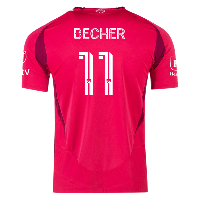 adidas Simon Becher St. Louis FC Authentic Home Jersey 25/26 (Power Pink) | SoccerWearhouse