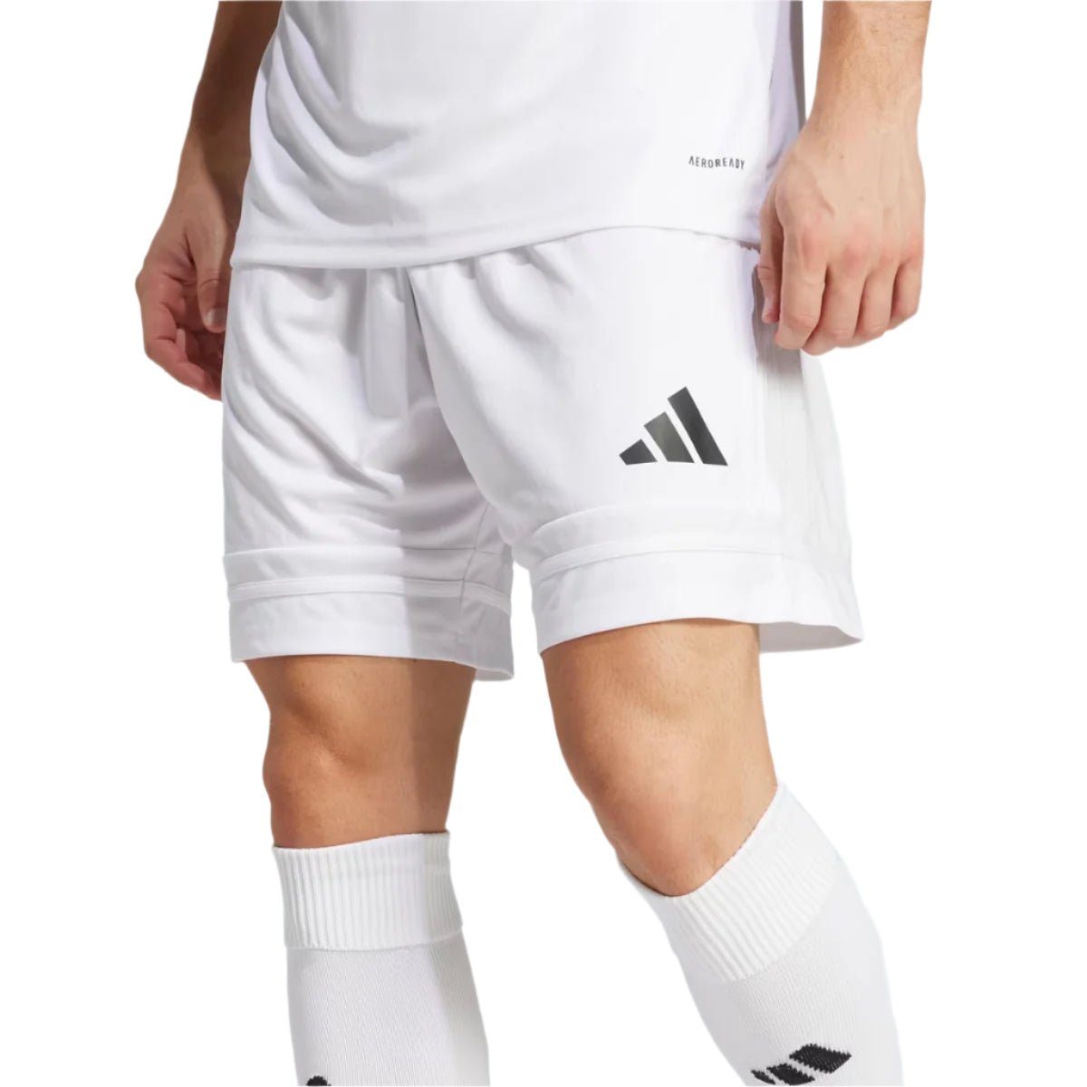 adidas Squadra 25 Short (White/Black) | SoccerWearhouse