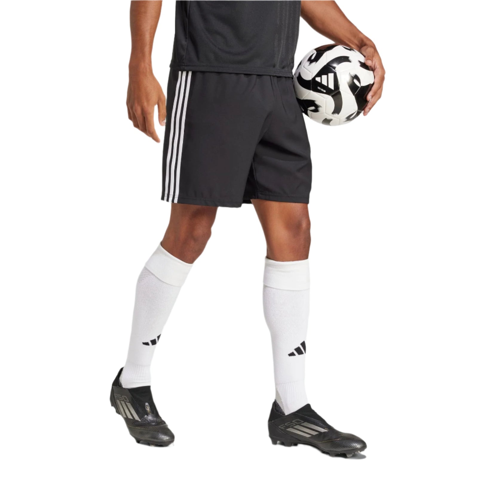 adidas Tastigo 25 Soccer Short (Black/White) | SoccerWearhouse
