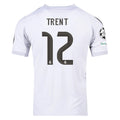 adidas Trent Alexander-Arnold Real Madrid 25/26 Home Jersey w/ Champions League Patches (White)