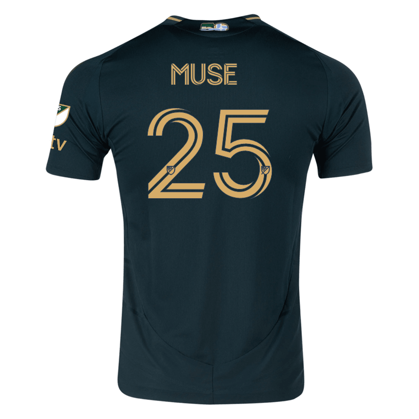 adidas Trey Muse Portland Timbers Authentic Home Jersey w/ MLS &amp; Apple Patch 25/26 (Green/Gold) | SoccerWearhouse