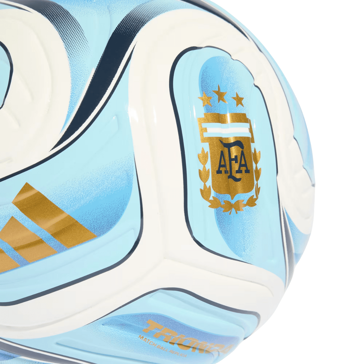 adidas Trionda Argentina Home Mini Ball (White/Icy Blue/Light Blue) | SoccerWearhouse