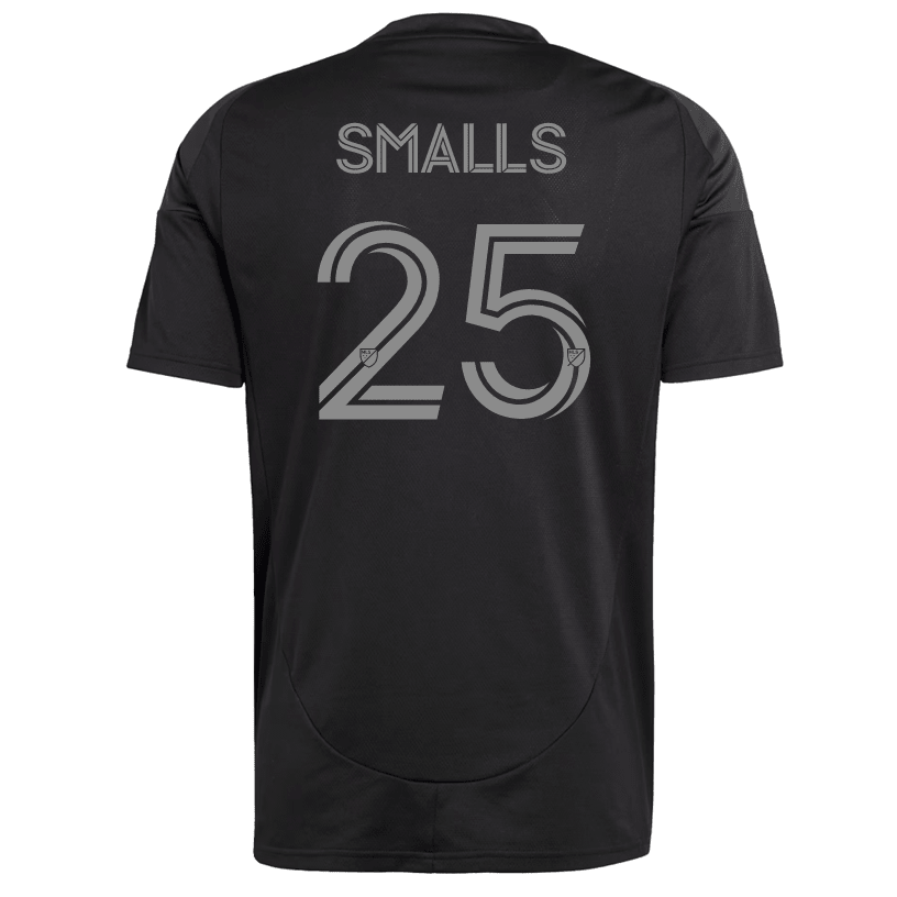 adidas Tyger Smalls Charlotte FC Away Jersey 25/26 (Black) | SoccerWearhouse