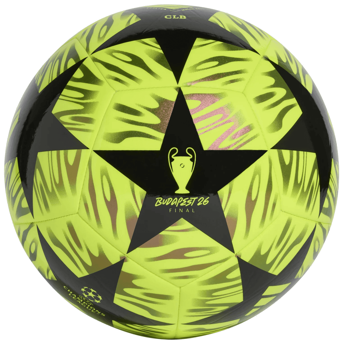 adidas UCL Club Final Ball 25/26 (Solar Yellow/Black) | SoccerWearhouse