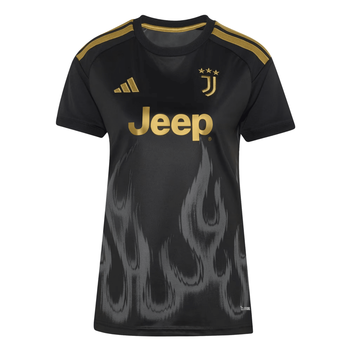 adidas Women's Juventus Third Jersey 26/27 (Black/Gold) | SoccerWearhouse