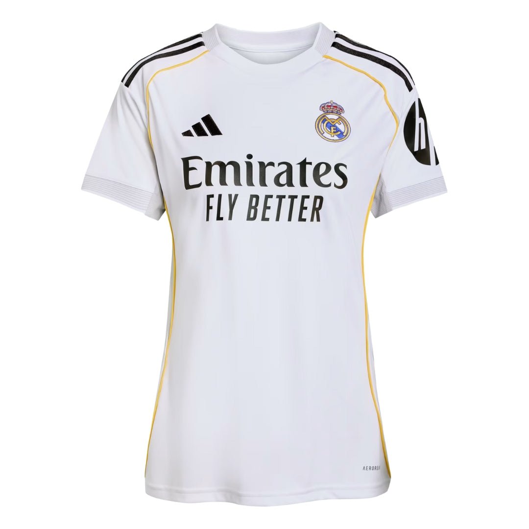 adidas Women's Real Madrid 25/26 Home Jersey (White) | SoccerWearhouse
