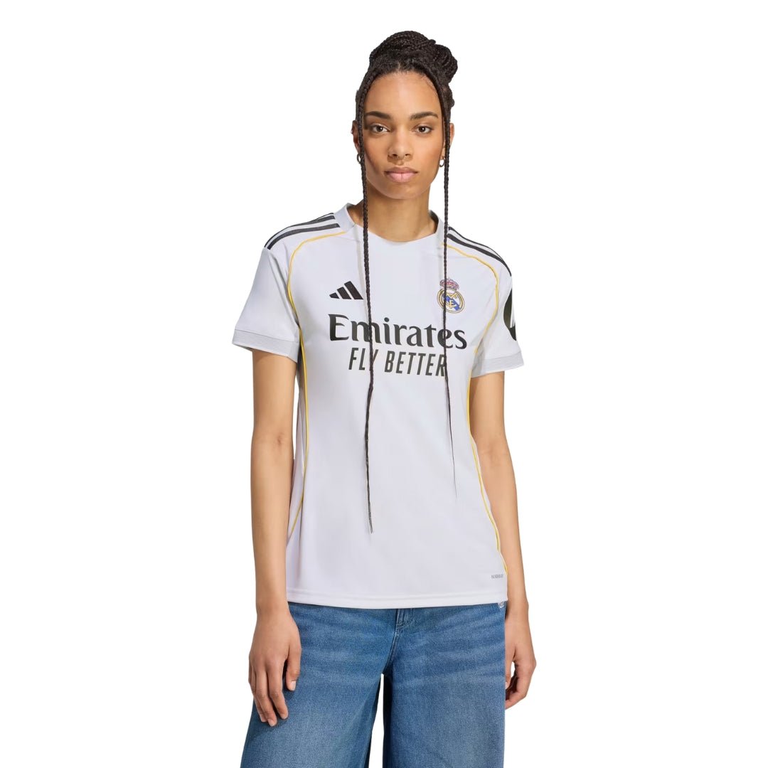 adidas Women's Real Madrid 25/26 Home Jersey (White) | SoccerWearhouse