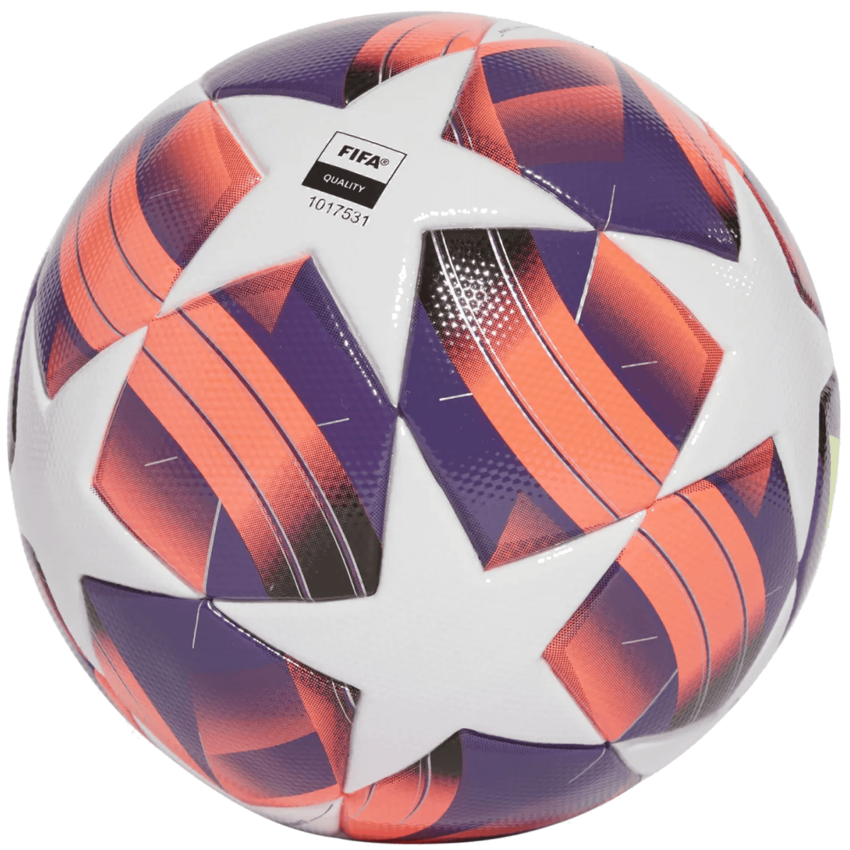 adidas WUCL League Top Ball 24/25 (White/Turbo/Silver Metallic) | SoccerWearhouse