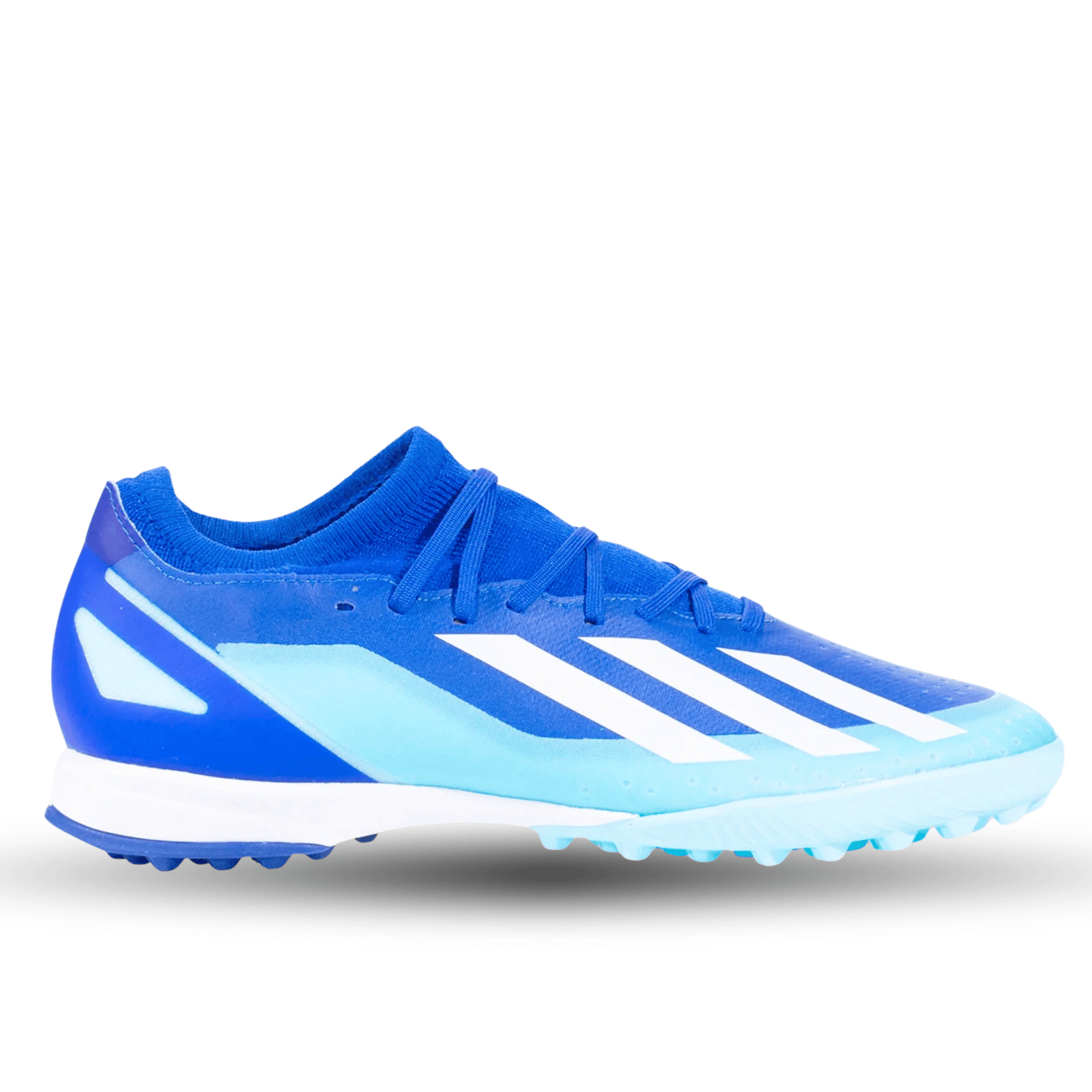 adidas X Crazyfast.3 Turf Soccer Shoes (Bright Royal/Cloud White/Solar Red) | SoccerWearhouse