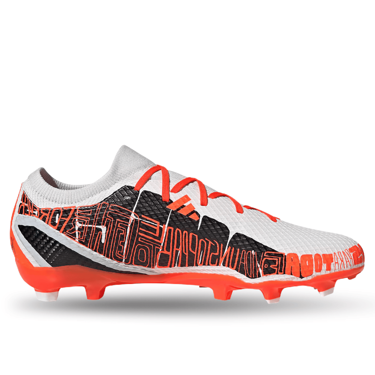 adidas X Speedportal Messi.3 Firm Ground Soccer Cleats (Core White/Solar Red) | SoccerWearhouse