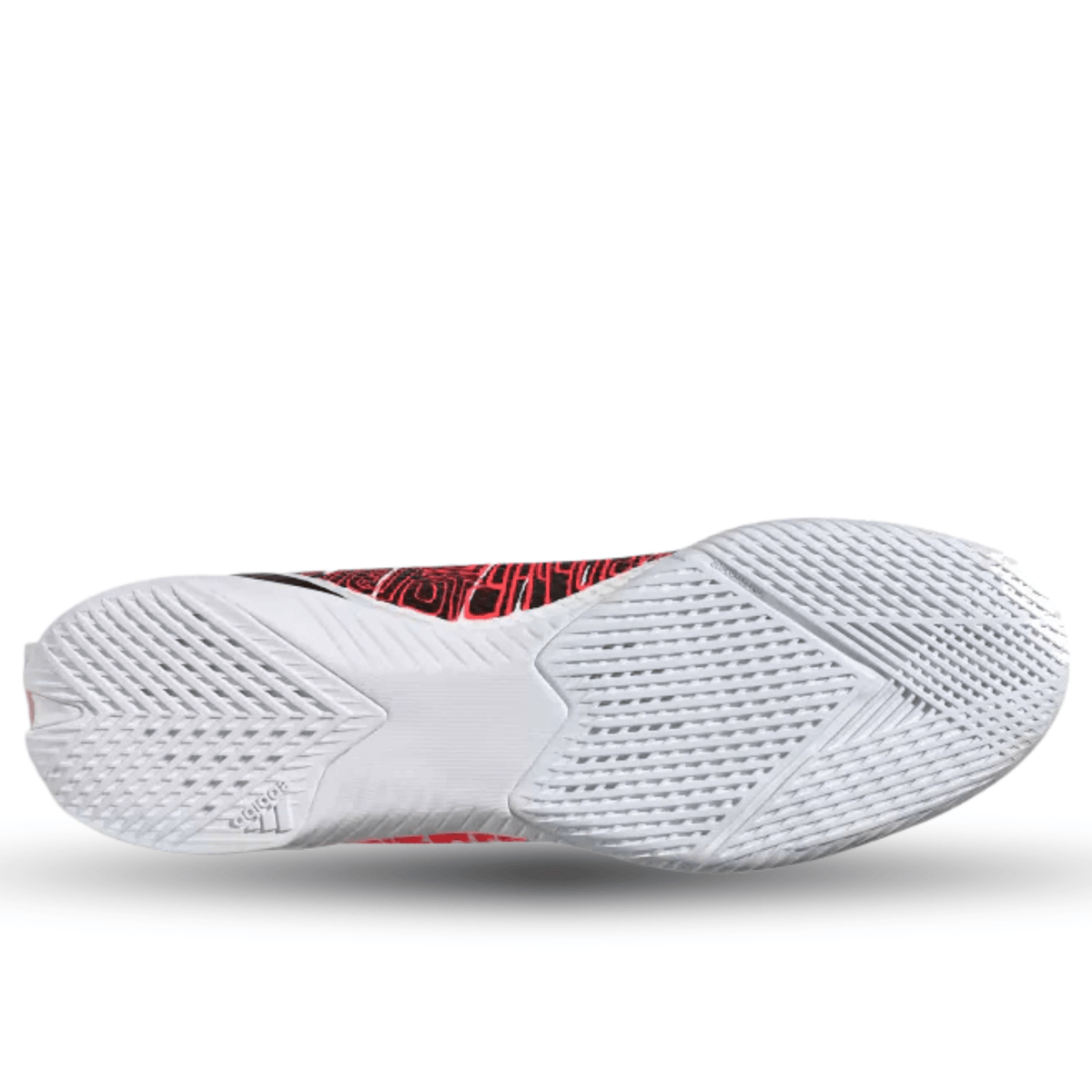 adidas X Speedportal Messi.3 Indoor Soccer Shoes (White/Solar Red) | SoccerWearhouse