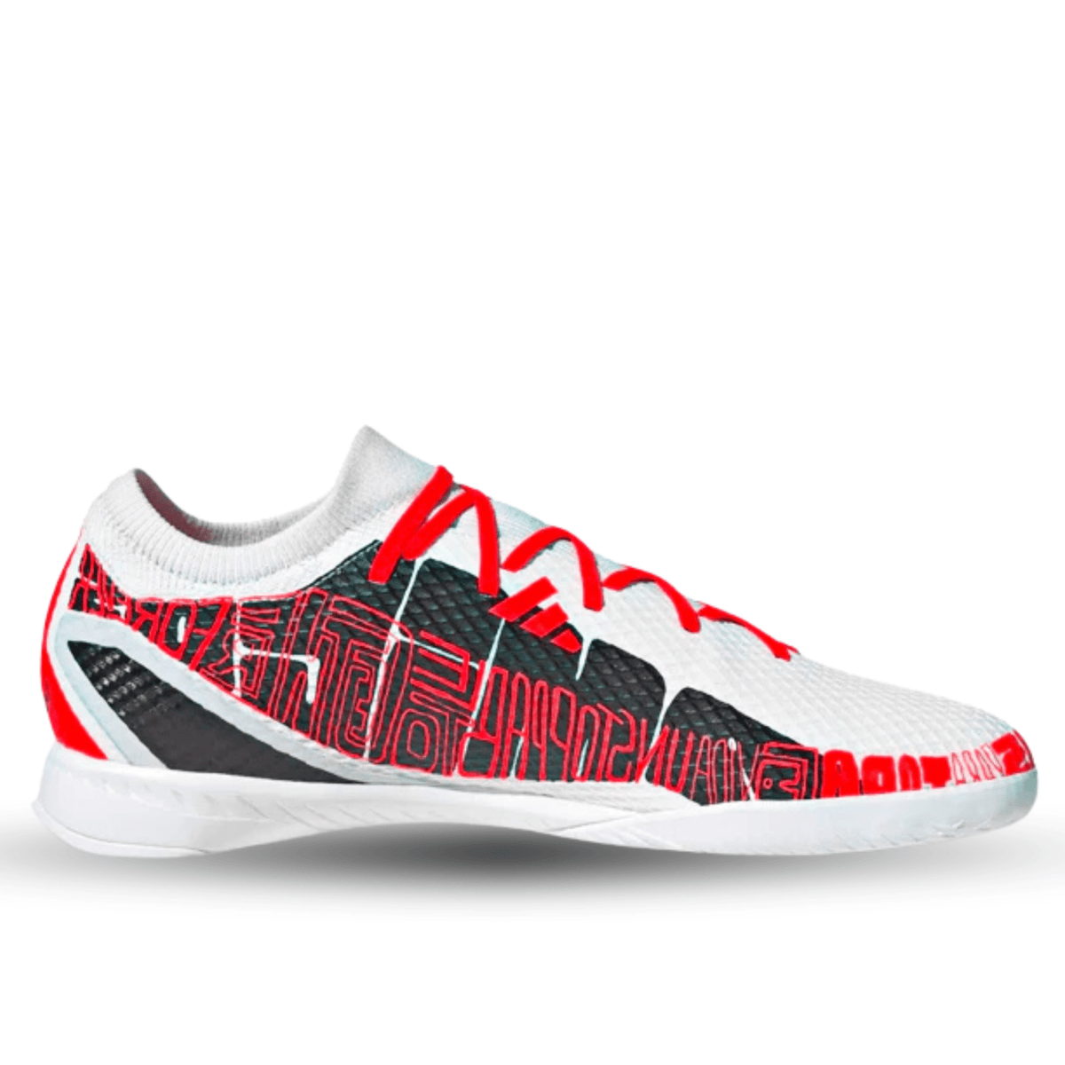 adidas X Speedportal Messi.3 Indoor Soccer Shoes (White/Solar Red) | SoccerWearhouse