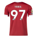 adidas YNWA "You'll Never Walk Alone" Men's Liverpool Home Jersey 25/26 w/ NRFR + EPL Champions Patch (Strawberry Red)