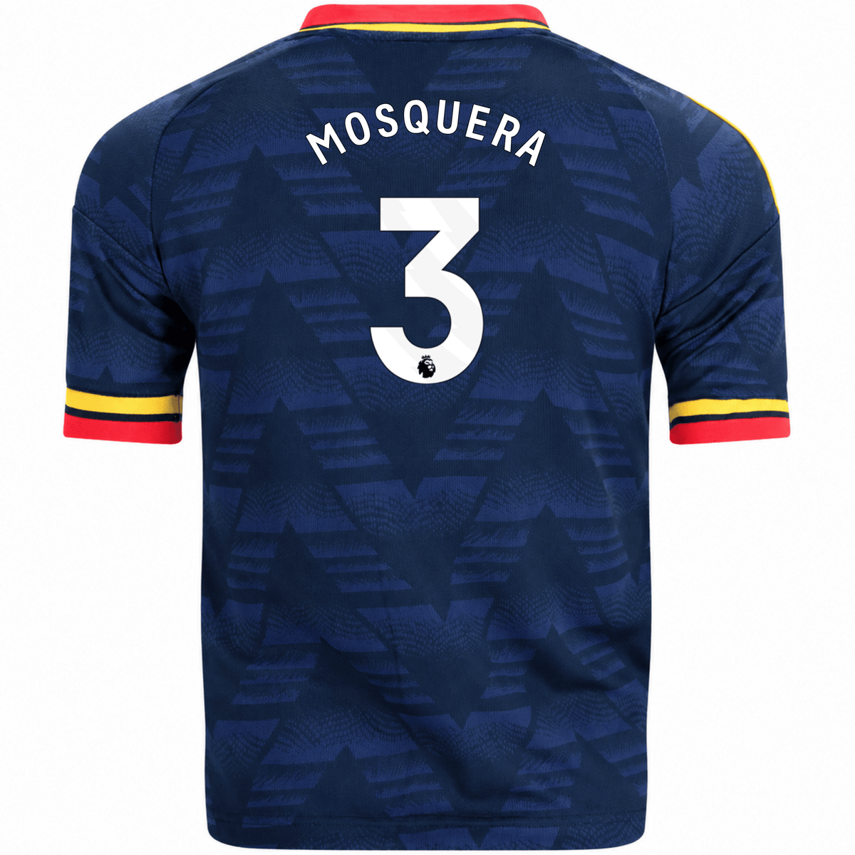 adidas Youth Arsenal Cristhian Mosquera Away Jersey 26/27 (Navy) | SoccerWearhouse
