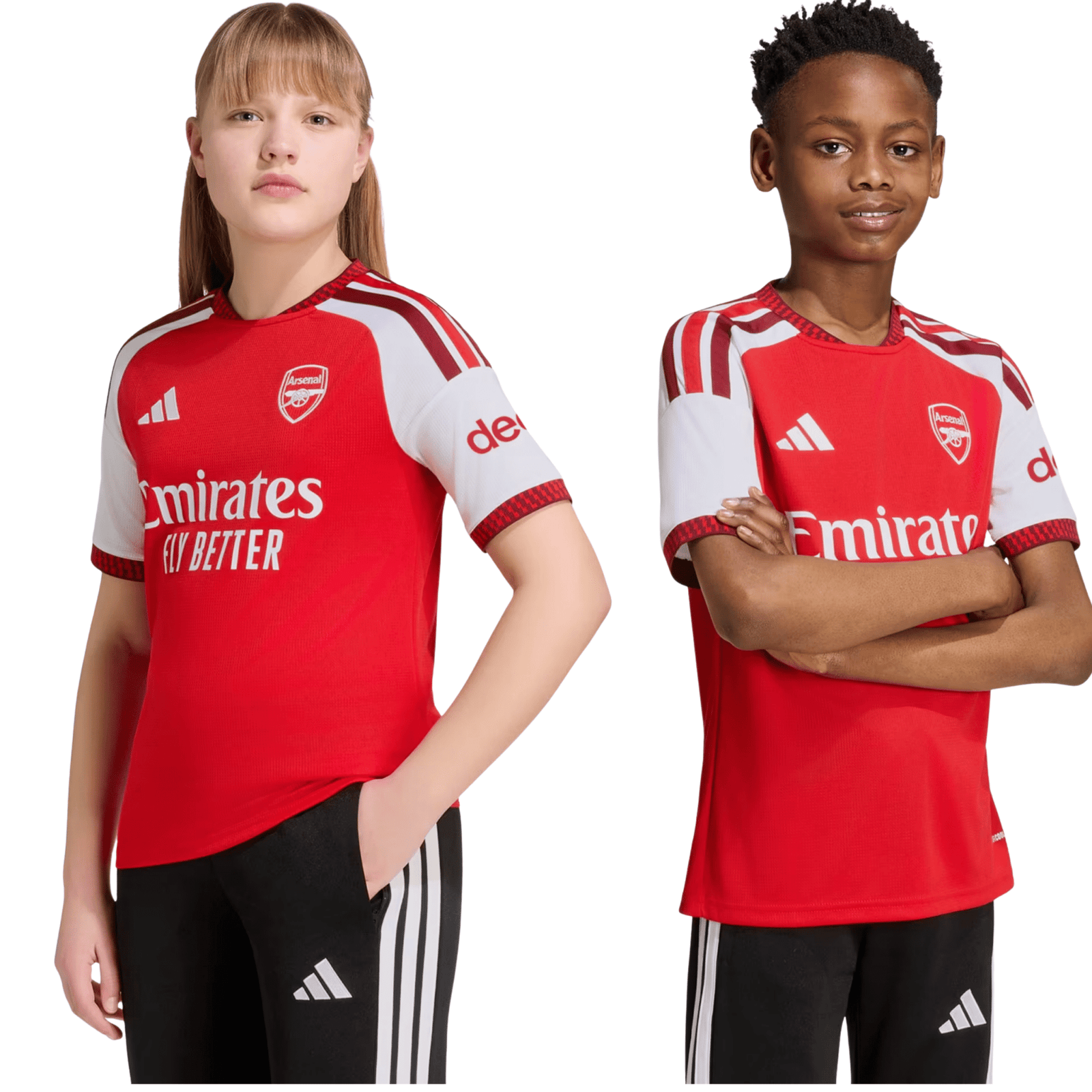 adidas Youth Arsenal Home Jersey 26/27 (Better Scarlet) | SoccerWearhouse