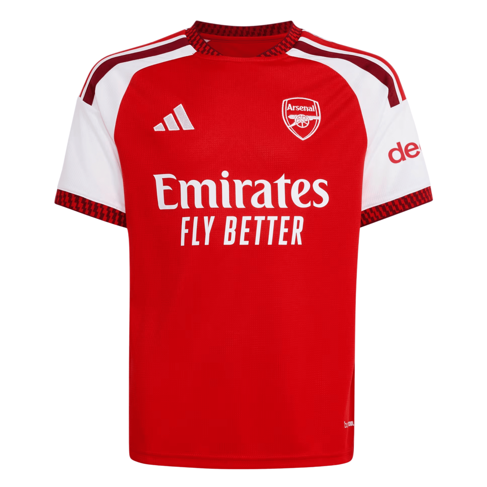 adidas Youth Arsenal Declan Rice Home Jersey 26/27 (Better Scarlet)