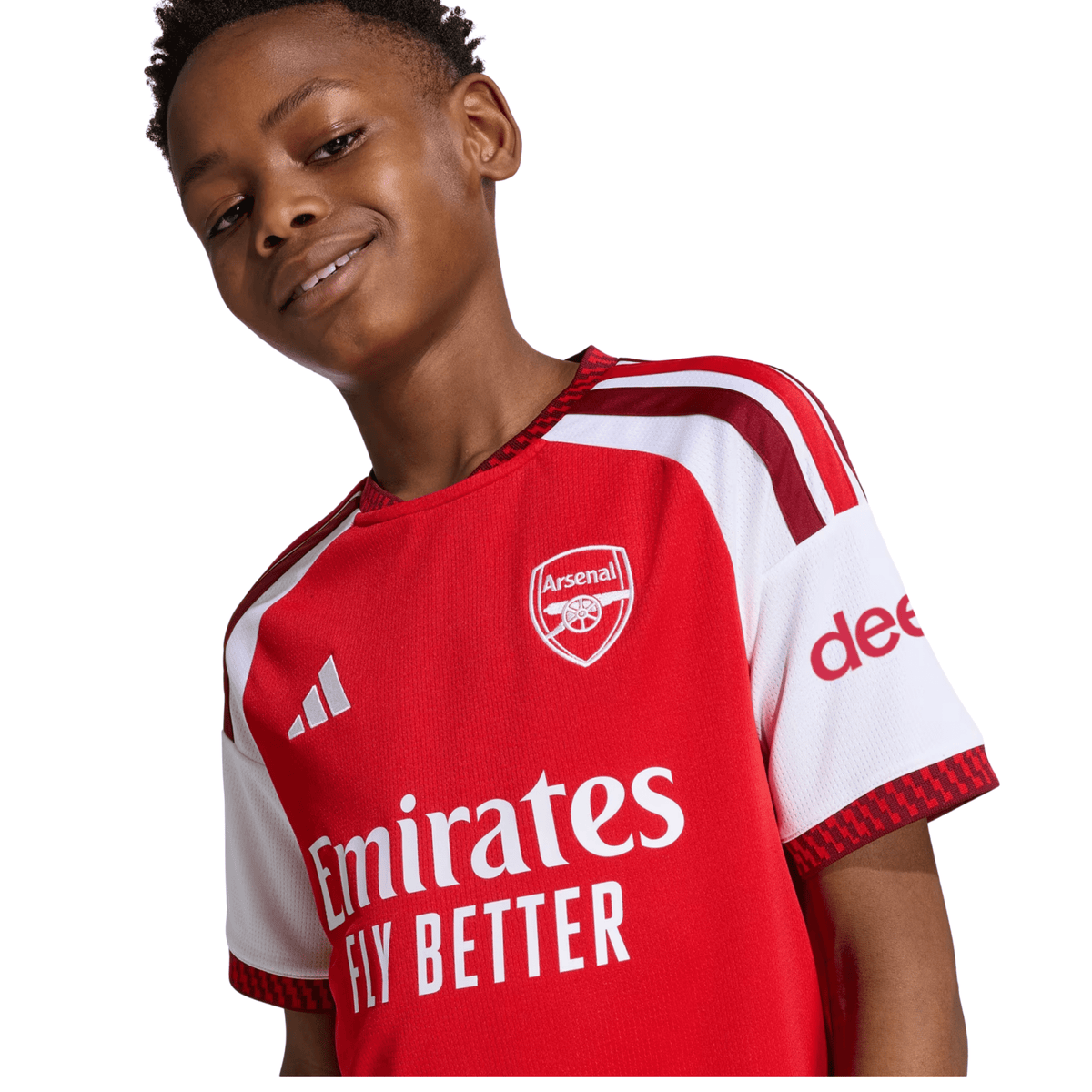 adidas Youth Arsenal Home Jersey 26/27 (Better Scarlet) | SoccerWearhouse
