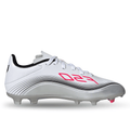 adidas Jr. F50 Messi League FG/MG Soccer Cleats (White/Lucid Red/Silver Metallic)