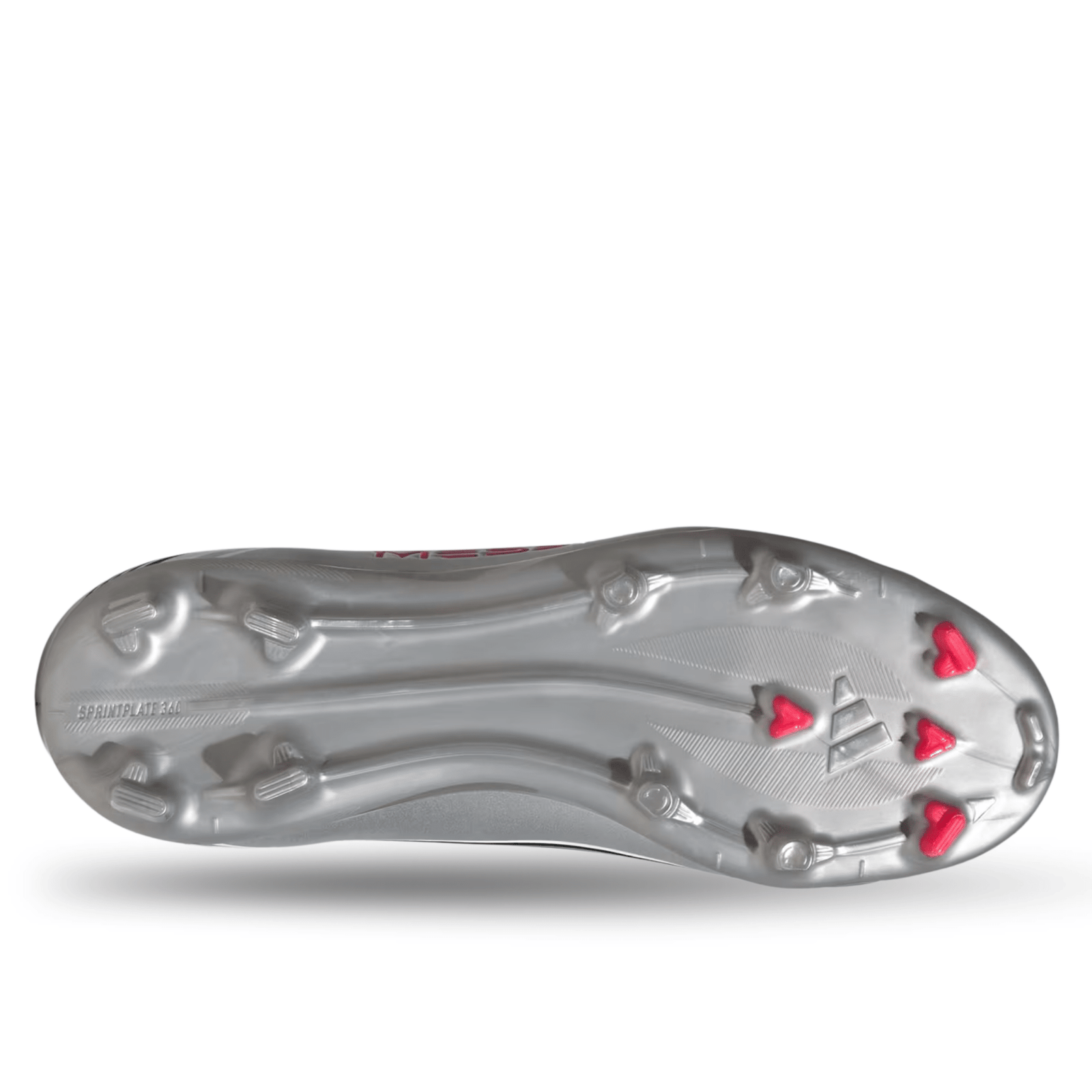 adidas Youth F50 Messi League FG/MG Junior Soccer Cleats (White/Lucid Red/Silver Metallic) | SoccerWearhouse
