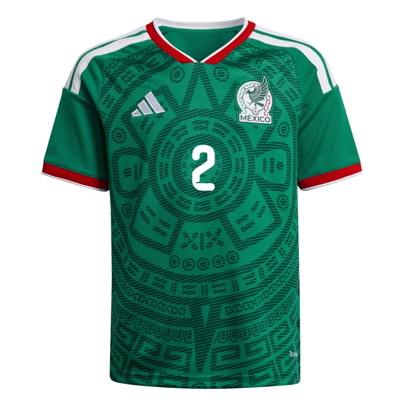 adidas Youth I. Reyes Mexico 2026 Home World Cup Jersey (Bold Green) | SoccerWearhouse