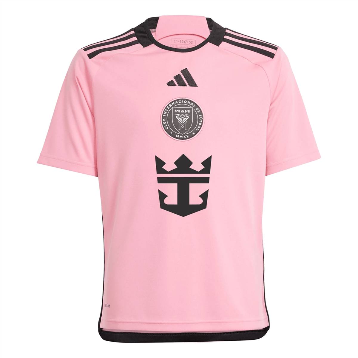 adidas Youth Inter Miami Leonardo Campana Home Jersey 24/25 (Easy Pink) | SoccerWearhouse